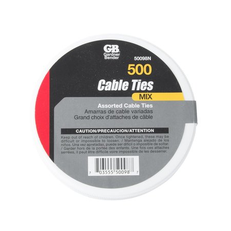 Gardner Bender Canister Tie Cable Assortment 50098N